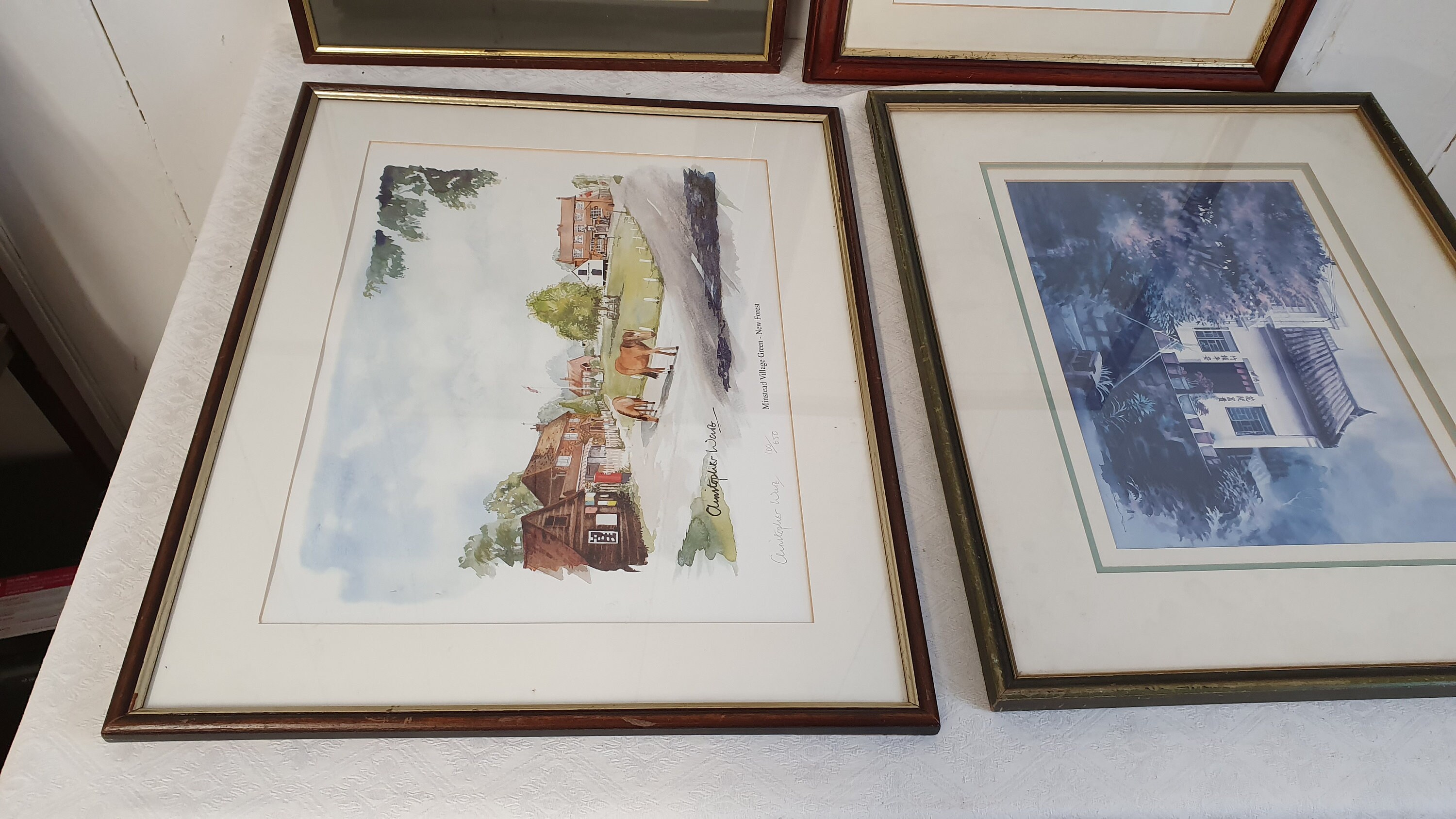 4 Vintage Very Large Picture Frames With Thick Mounts and Etsy