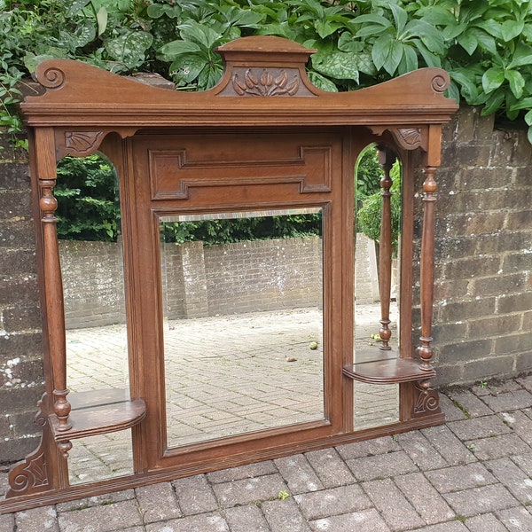 Overmantle Mirror Etsy UK