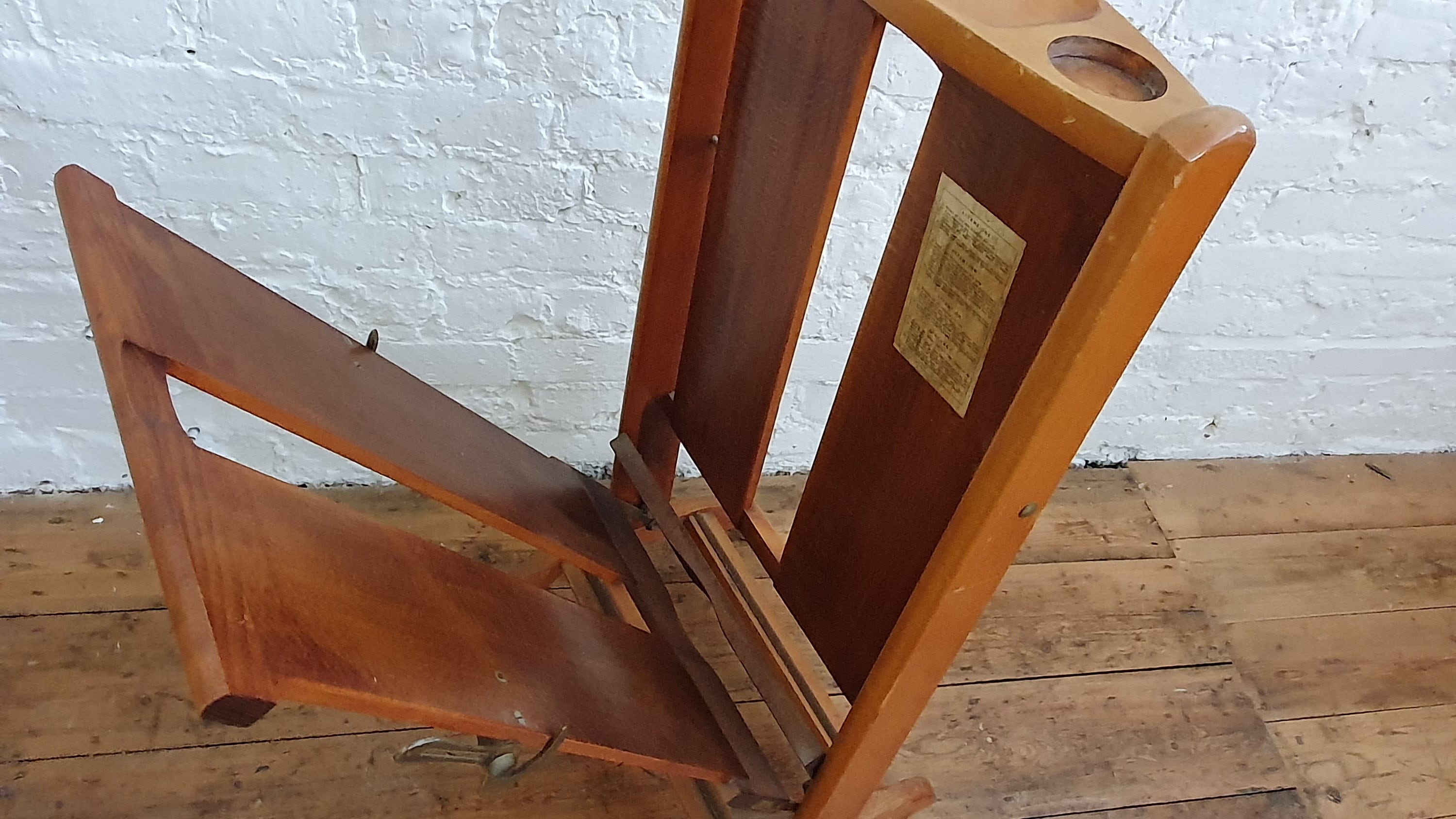 Large Vintage Wooden Trouser Press Solid Beech Etsy