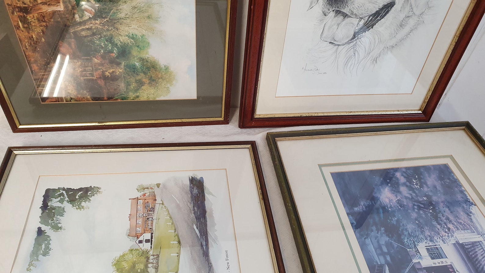 4 Vintage Very Large Picture Frames With Thick Mounts and Etsy