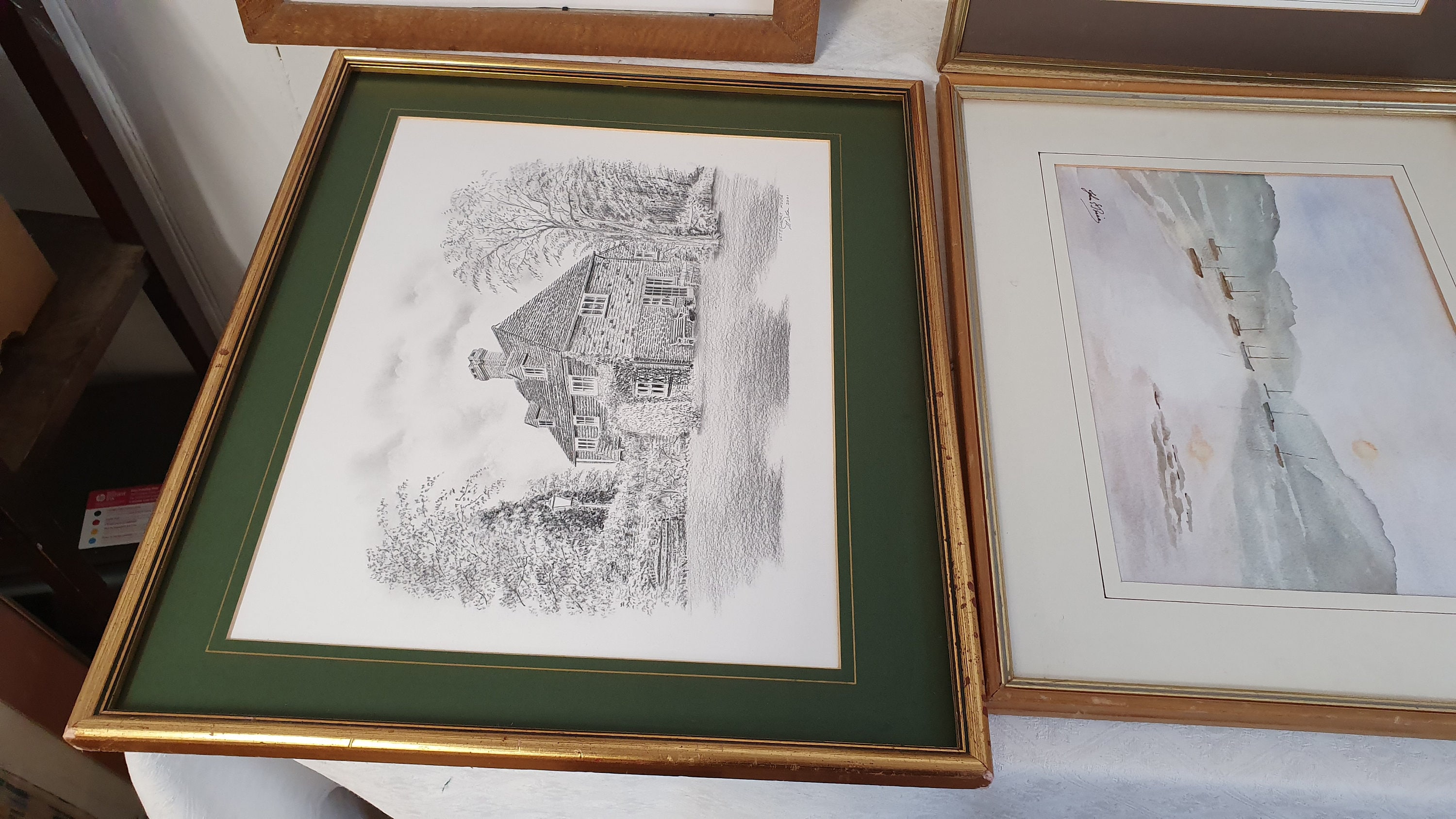 4 Vintage Very Large Picture Frames With Thick Mounts. Etsy UK