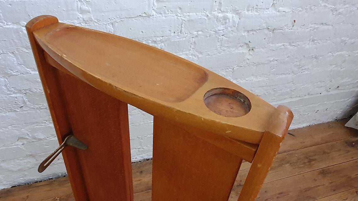 Large Vintage Wooden Trouser Press Solid Beech Etsy