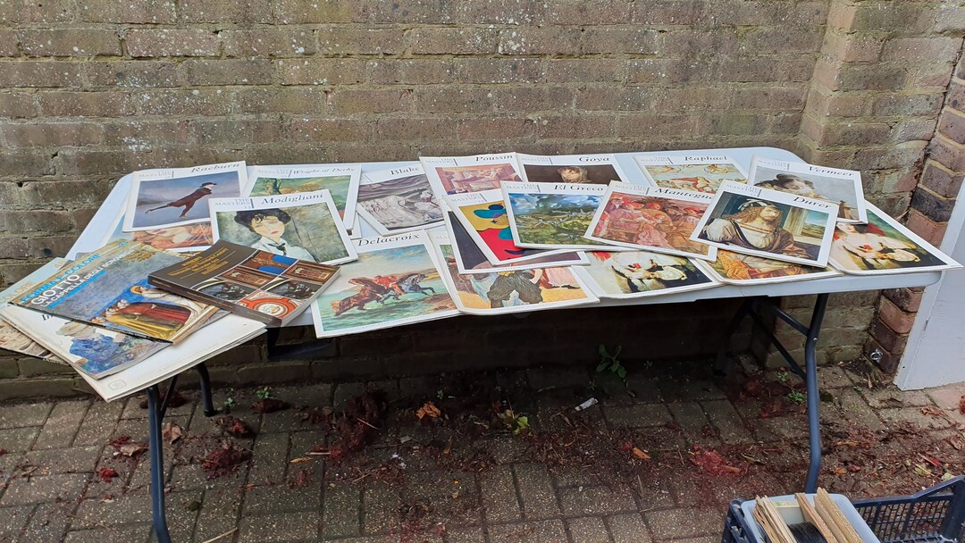 Vintage 'the Masters' Art Magazines Collection 1960s Etsy UK