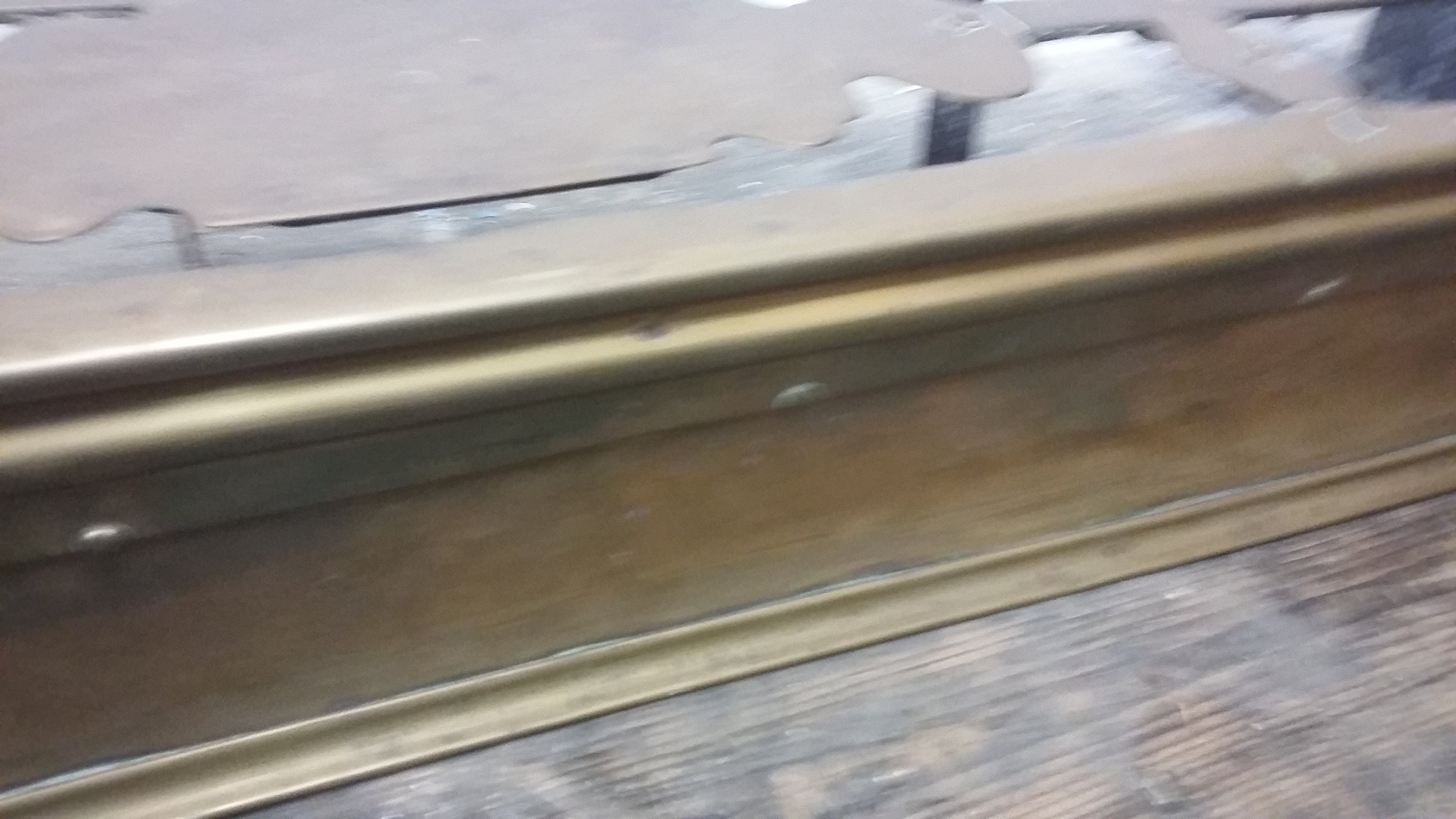 Vintage Heavy Brass Fender Fire Curb Fireplace. Etsy