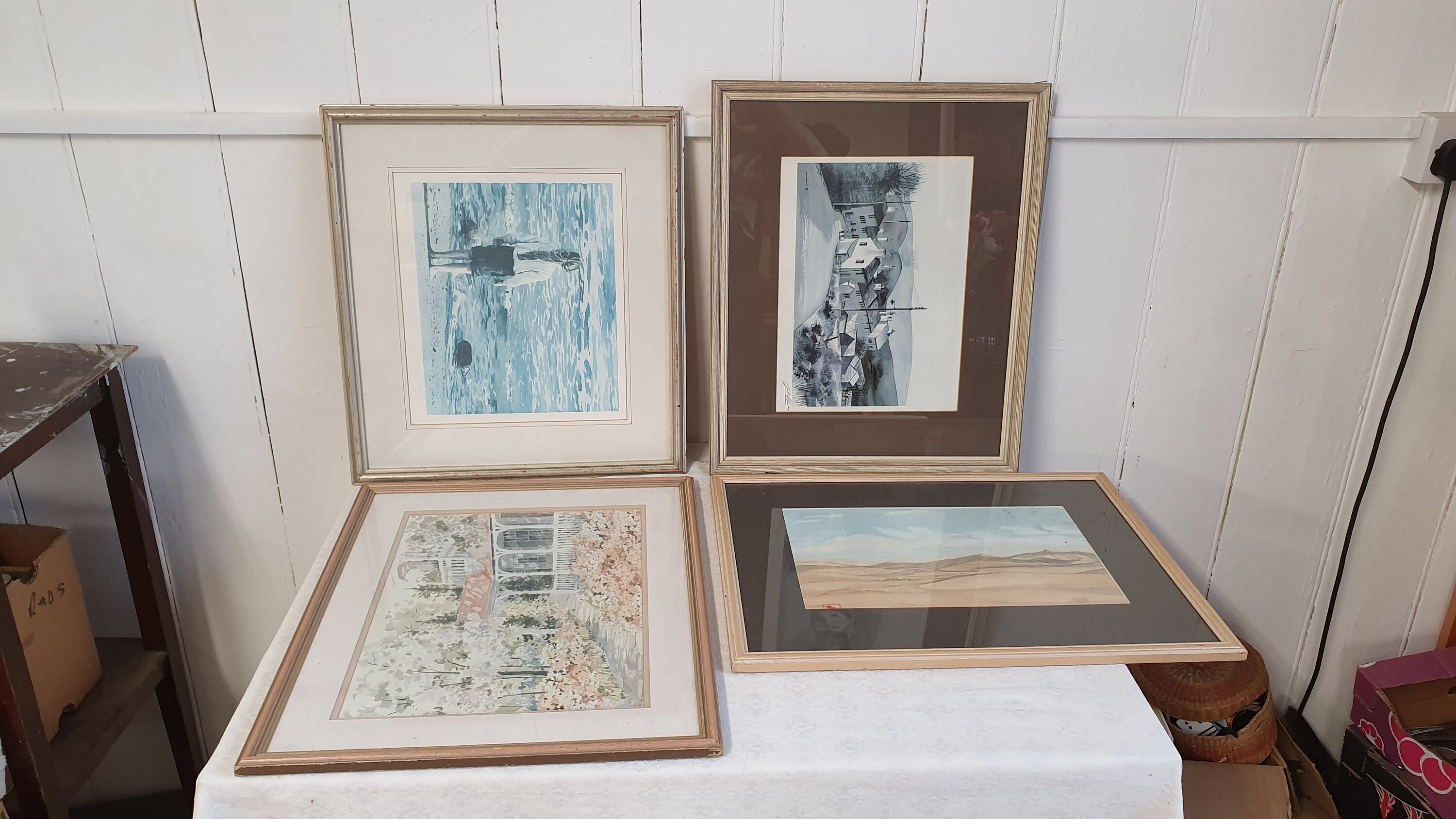 4 Vintage Very Large Picture Frames With Thick Mounts and - Etsy UK