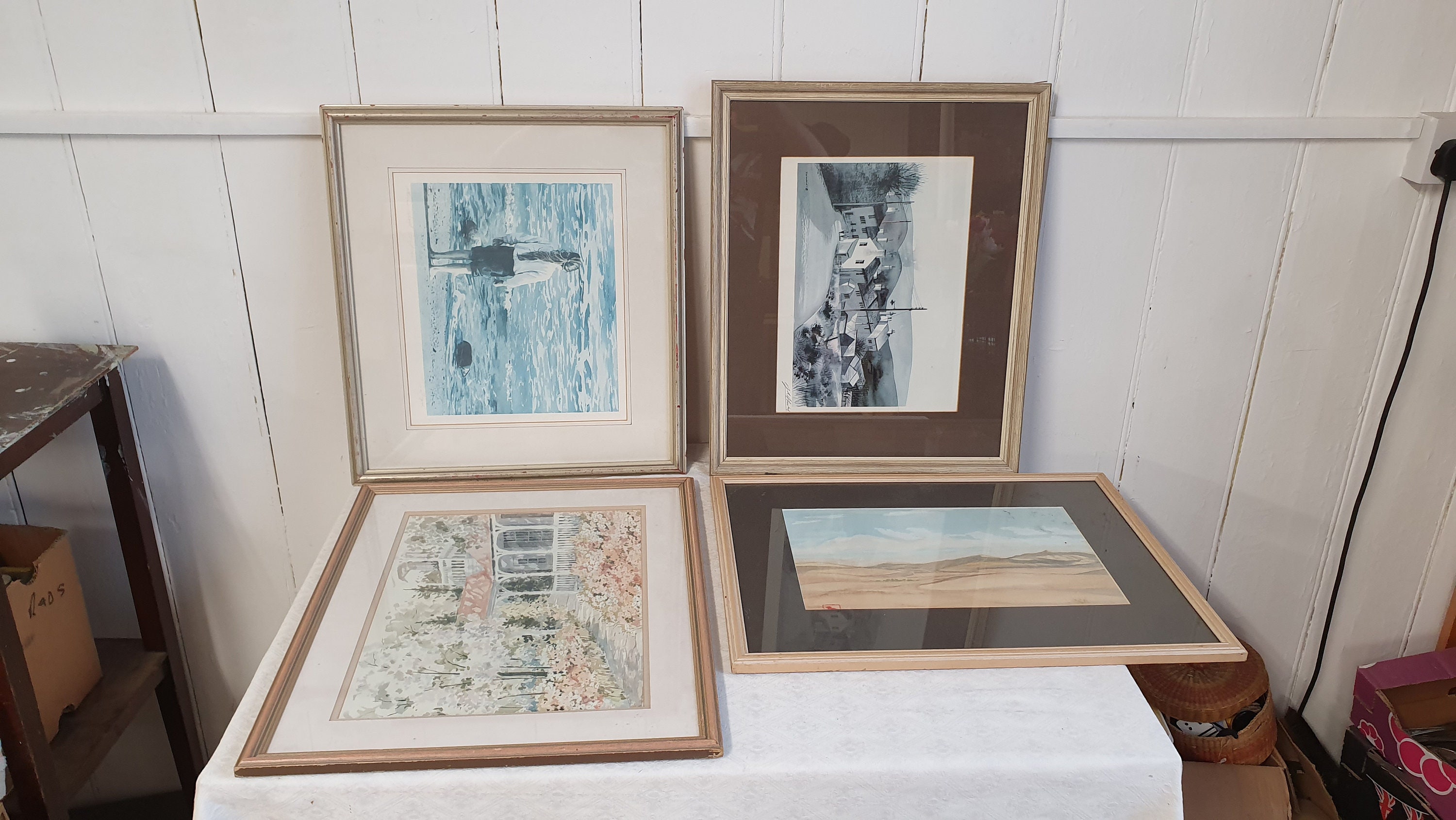 4 Vintage Very Large Picture Frames With Thick Mounts and Etsy UK