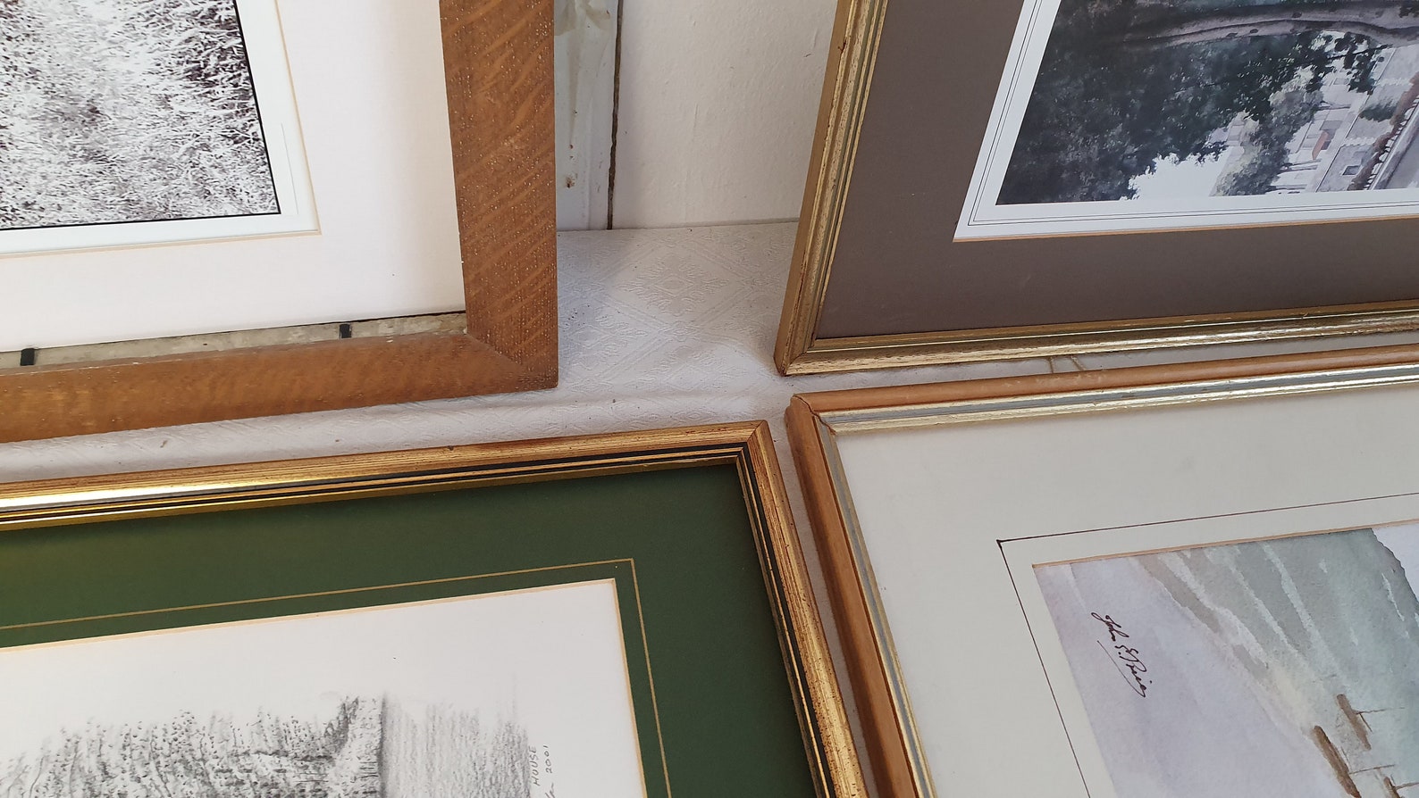 4 Vintage Very Large Picture Frames With Thick Mounts. Etsy UK