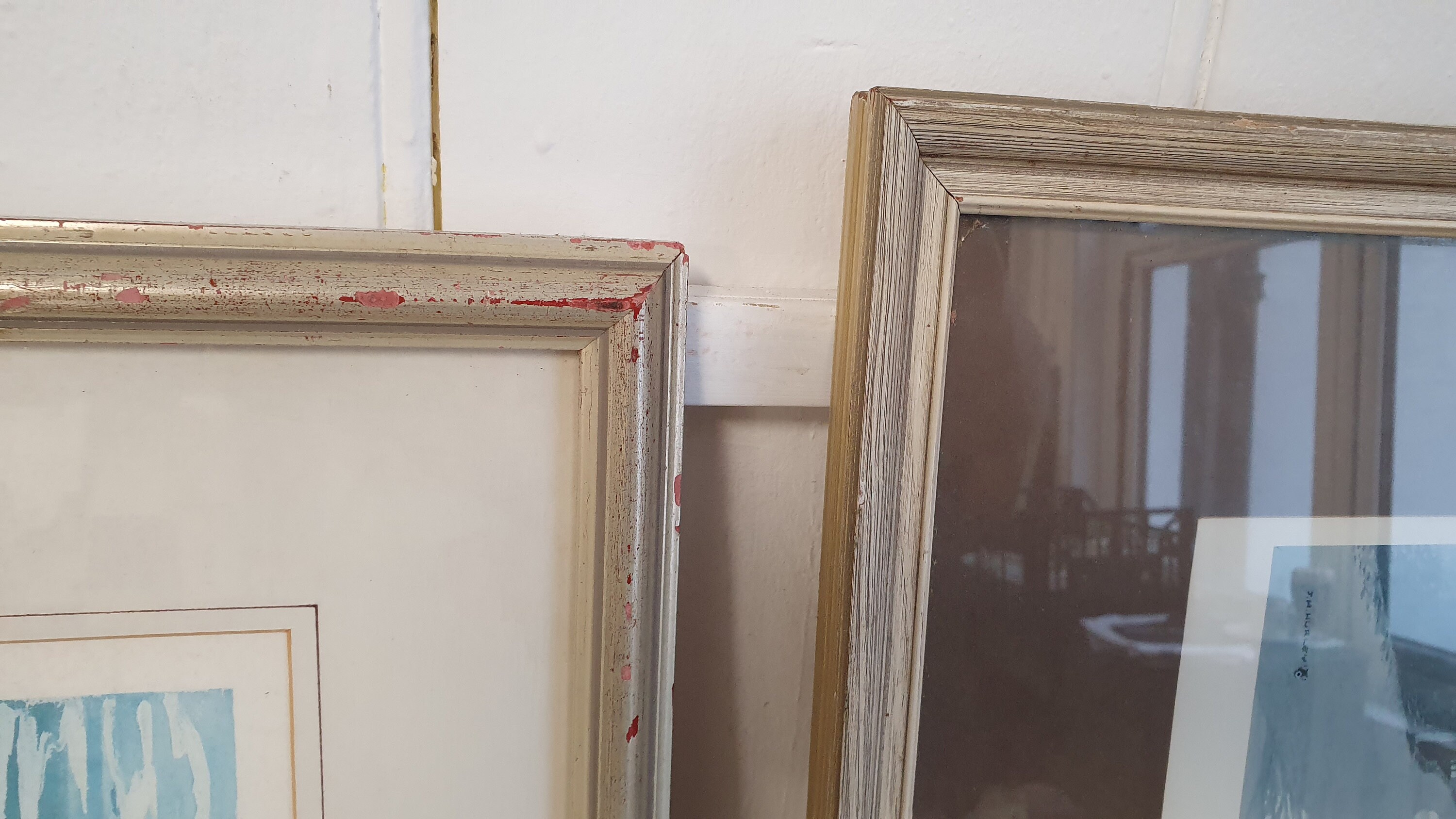 4 Vintage Very Large Picture Frames With Thick Mounts and Etsy UK