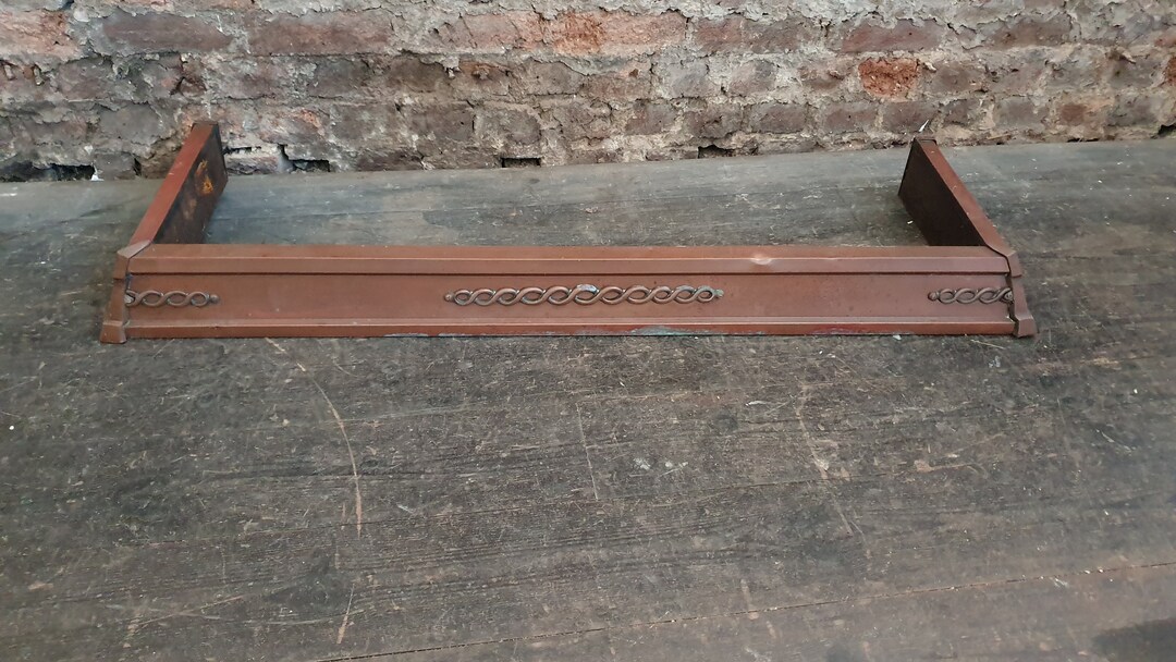 Vintage Early 20th Century Copper Fender Fire Curb Fireplace Etsy UK