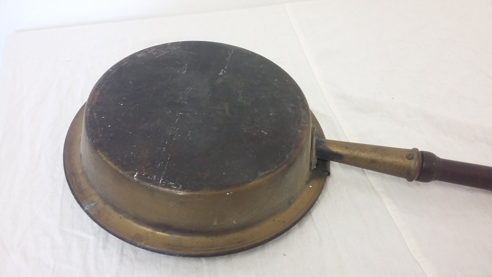 Vintage Brass Bed Pan Bed Warmer Fireplace Chestnut Roaster Etsy UK