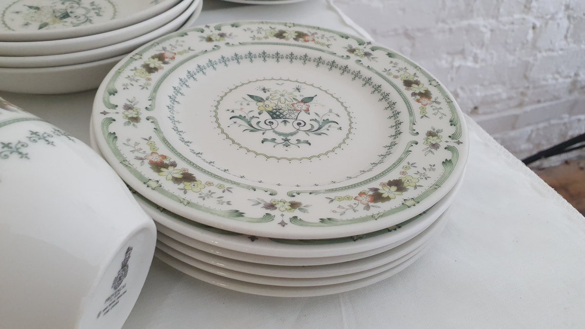 Large Bone China Royal Doulton Dinner Service provencal Etsy