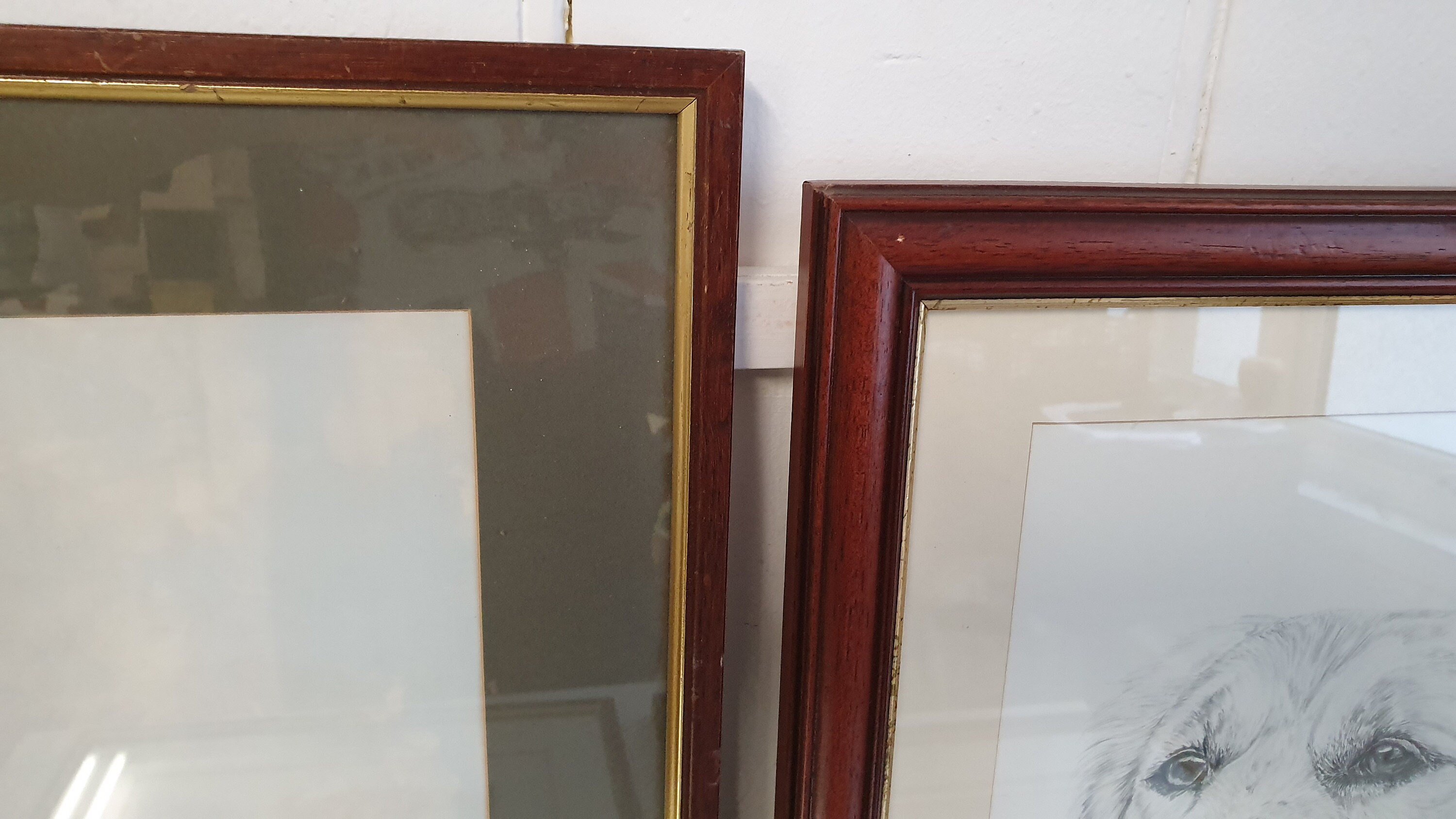 4 Vintage Very Large Picture Frames With Thick Mounts and Etsy