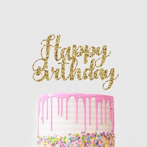 Birthday cake toppers, Birthday cake decorations.