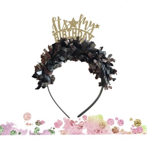 It’s My Birthday Headband, Birthday Headband, Birthday Girl Crown, Birthday Photo props, Party Crowns, Party Headband, Party Crown
