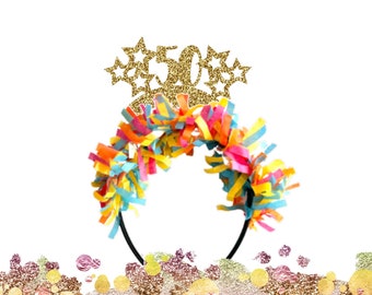 50th Birthday Crown, 50th Birthday Headband, 50th Birthday Gift, 50th Birthday, 50th Birthday Gift, 50th Party Crown