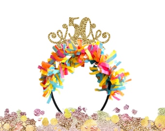 50th Birthday Crown, 50th Birthday Headband, 50th Birthday  Decorations, 50th Birthday, 50th Birthday Gift, 50th Party Crown