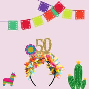 Fiesta Headband, 50th Fiesta Birthday, Fiesta Party Decorations