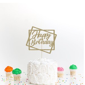 Birthday cake toppers, Birthday cake decorations.