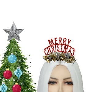 Christmas Headband, Christmas Party Decorations, Christmas Party Tiara