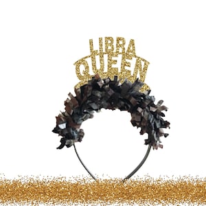 Libra Queen , Zodiac Birthday Headband, Libra Queen Headband