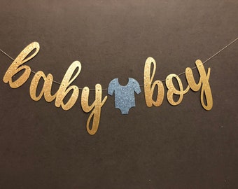 baby boy banner etsy