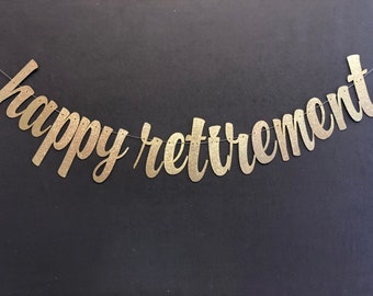 Retirement Party Signs Retirement Decorations Retirement Etsy
