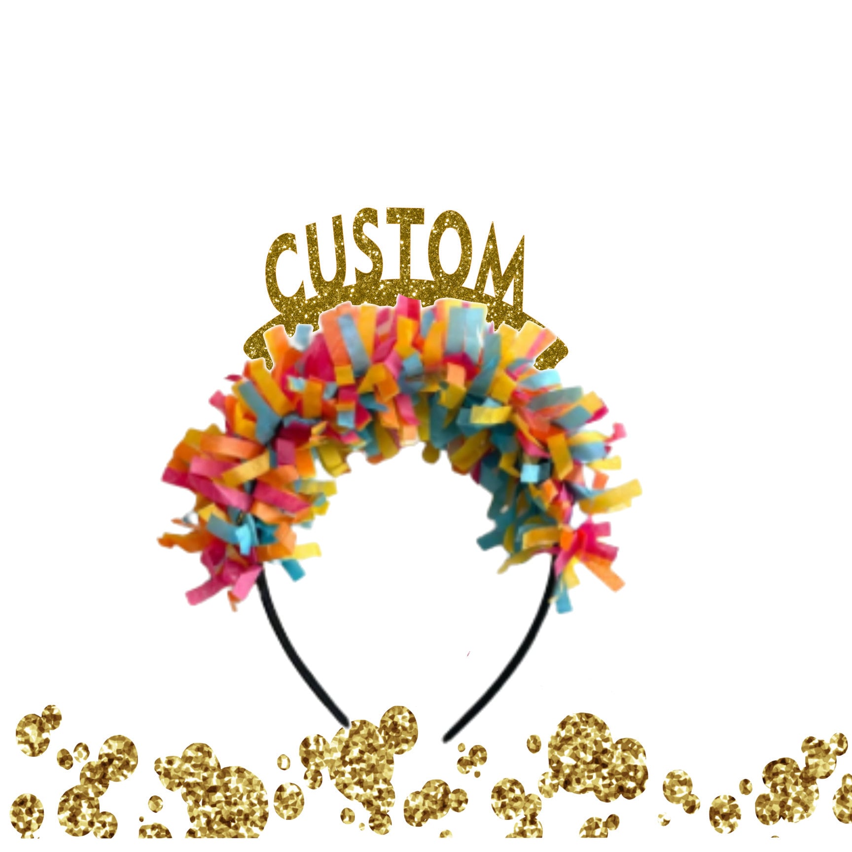 Custom Headband Birthday Headband Personalized Custom Etsy