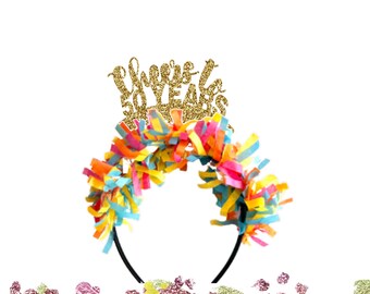 50th Birthday Crown, 50th Birthday Headband, 50th Birthday, 50th Birthday, cheers to 50 years headbands, 50th birthday photo props