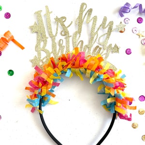 It’s My Birthday Headband, Birthday Headband, Birthday Girl Crown, Birthday Party Decoration, Party Crowns, Party Headband, Party Crown