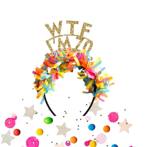 WTF I'M 70 HEADBAND, 70th Birthday Crown, 70th Birthday Headband, 70th Birthday Party Decorations, 70th Birthday, 70th Birthday Gift
