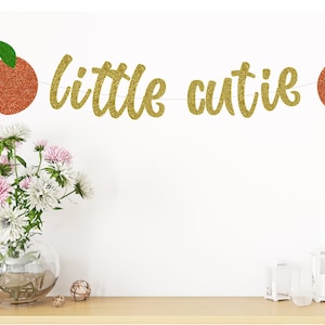 Little cutie banner, Baby shower banner, Little cutie baby shower