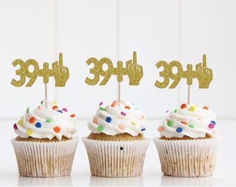48 Pack Vintage 1995 Cupcake Toppers - Legend Since 1995, 30th Birthday & Anniversary Party Decor