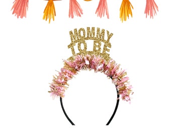 Baby Shower Headband, Baby Shower Gift, Mommy to be Headband, Baby Shower Decorations