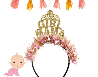 Baby Shower Headband, Baby Mama Headband. Girl Baby Shower Decorations, Baby Shower Gift