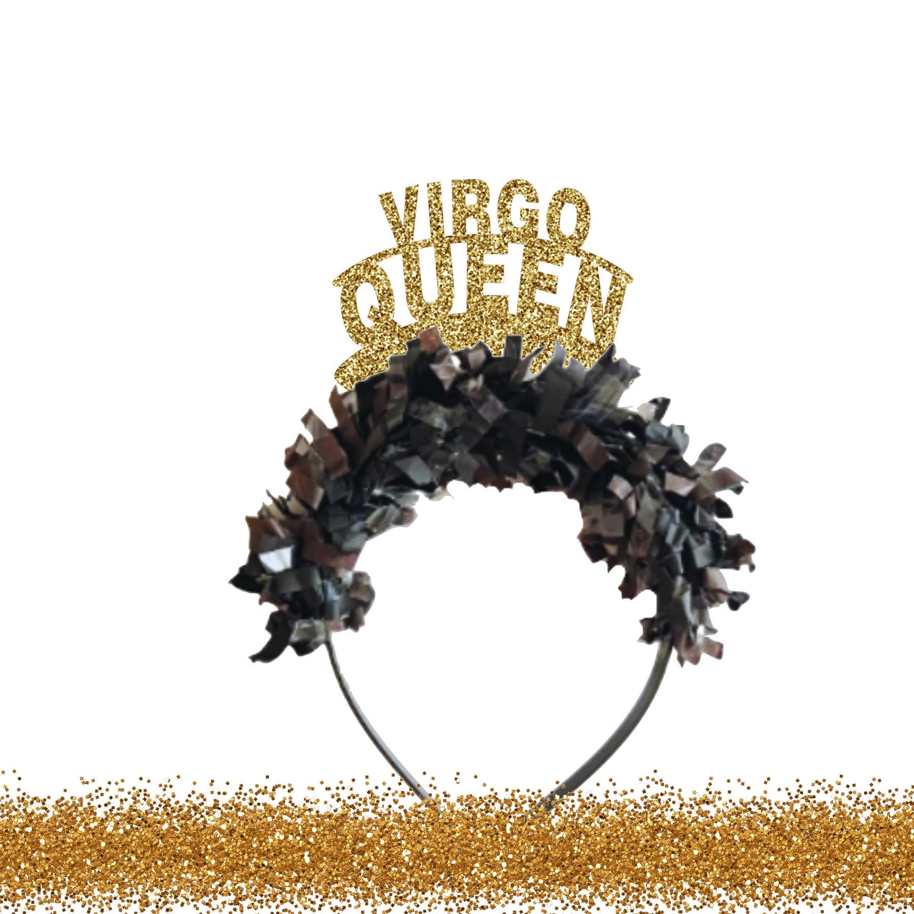 Virgo Crown Virgo Zodiac Sign Birthday Paper Crown Digital Download DIY  main image 3