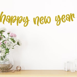 Happy New Year Banner, New Years Eve Banner, 2021 Banner, New Years Eve Decorations