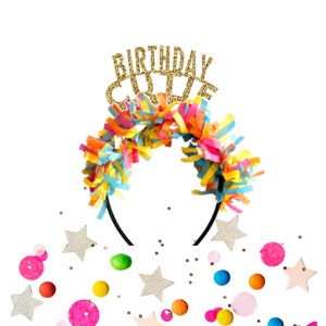 Birthday Cutie Headband, Birthday Party Crown