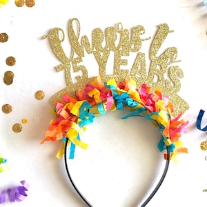 Cheers to 75 Years Birthday Headband, 75th Birthday Crown, 75th Birthday Headband, 75th Birthday Party Decorations, 75th birthday gift