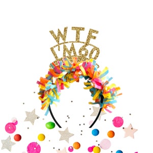 Bandeau J'ai 60 ans WTF, bandeau 60e anniversaire, 60e anniversaire, décorations, couronne de fête, cadeau 60e anniversaire