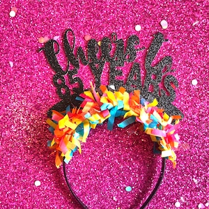 85th Birthday Crown, 85th Birthday Headband, 85th Birthday, 85th Birthday, cheers to 85 years headbands