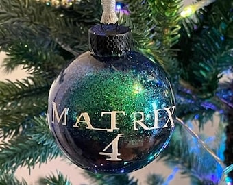 Mary Mcfly Figures Christmas Tree Hanging Horror Movie Ornament Decoration Bauble Halloween Decor Matrix Sci-Fi Science Fiction Star Trek