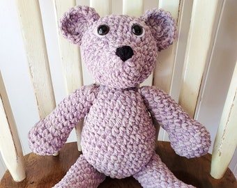 Super Soft Crochet Teddy Bear, Big Bear