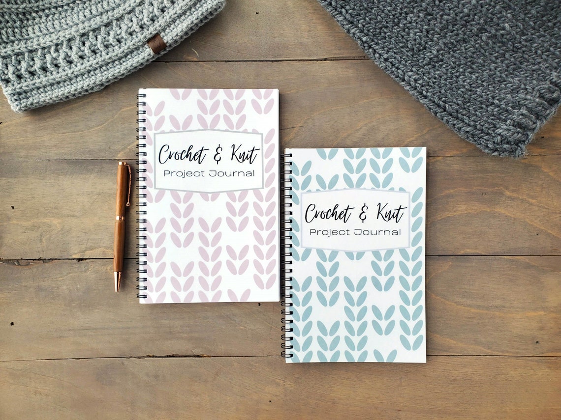 Crochet and Knitting Project Journal, Knit Project Planner, Tracker ...