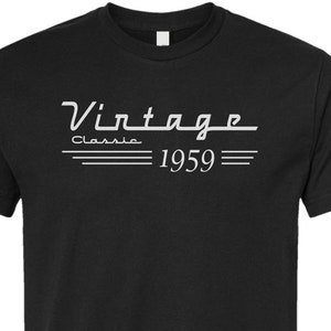 Vintage Classic Car 1959 T-Shirt | 59th Birthday Gift Idea Vintage Classic Car 1959 T-Shirt | 59th Birthday Gift Idea