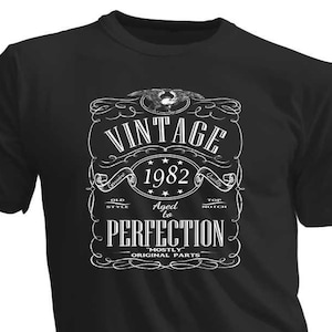 Vintage 1982 Birthday Shirt - Aged Perfection