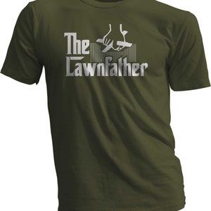 The Lawnfather Funny Mowing Shirt Dad Shirt Landscaper Shirt Mowing Father's Day Shirt Dad Shirt Gift image 5