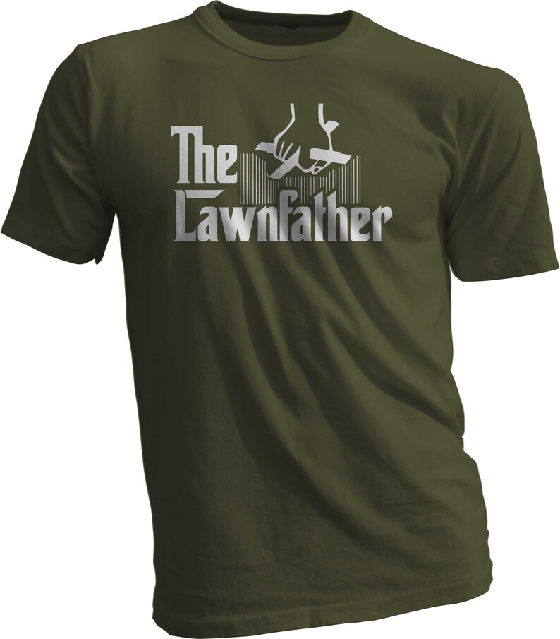 The Lawnfather Funny Mowing Shirt Dad Shirt Landscaper Shirt Mowing Father's Day Shirt Dad Shirt Gift image 5