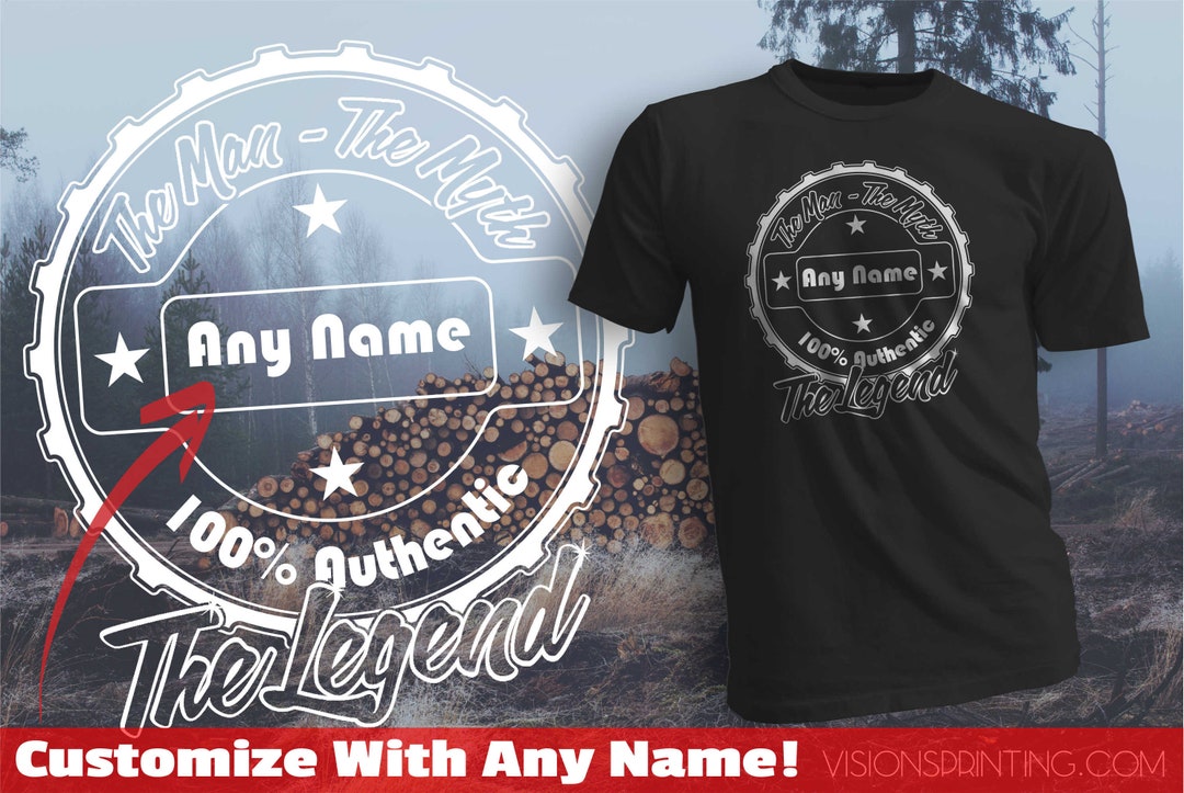The Man the Myth the Legend Custom Dad Shirt Grandpa Gift Brother Gift ...