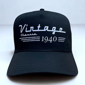 1940 Birthday Cap - Vintage Classic Car Guy Birthday Cap - Hat For 85th Birthday - Makes a great birthday gift for 85th birthday!
