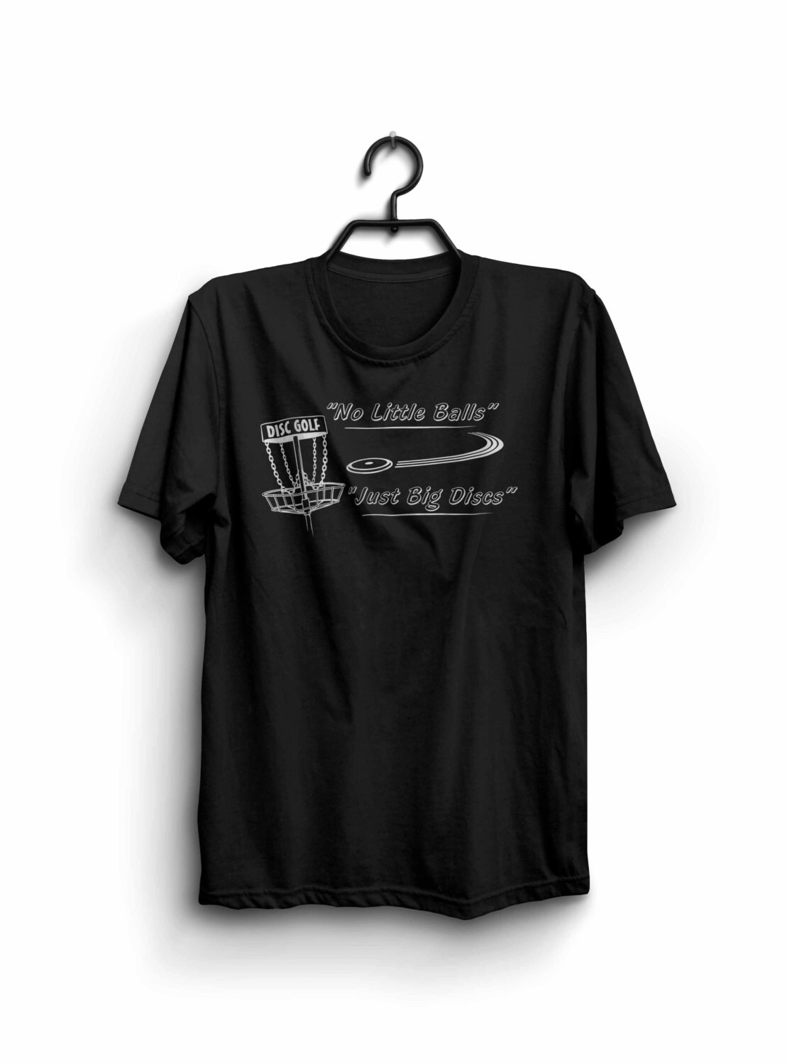 No Little Balls - Just Big Discs - Disc Golf Shirt - Frisbee Golf - F…